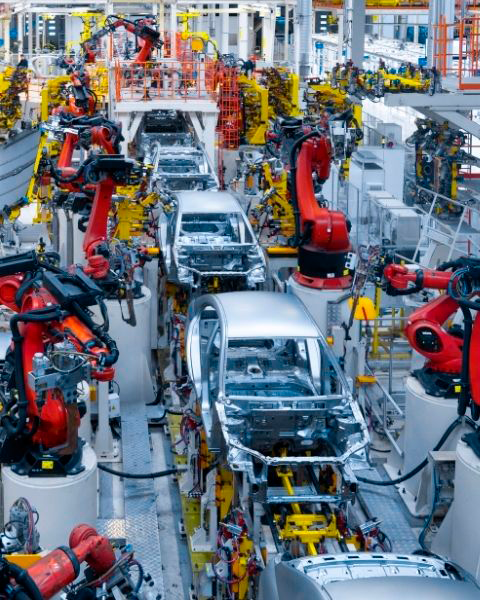 Foto ilustrativa do setor Indústria Automobilística